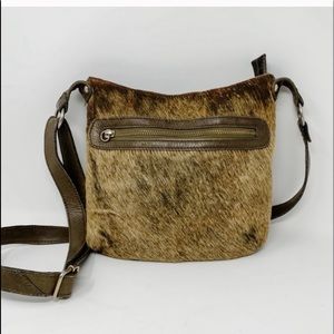 fur hair crossbody bag